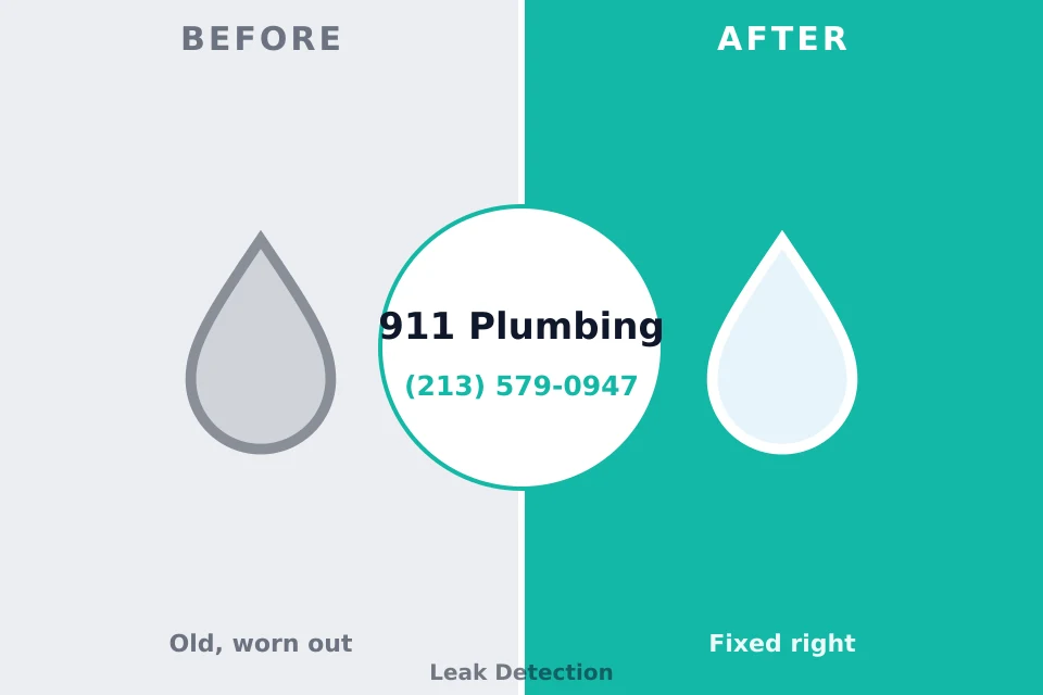 Before and after: plumbing repair Shirley, NY